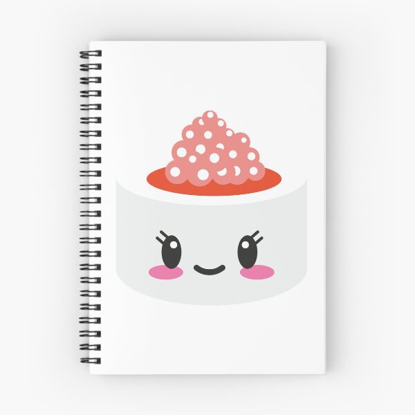 Item preview, kawaii sushi uramaki roe japan cute rice fish funny food designed and sold by korakai.