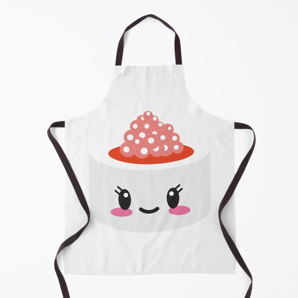 Item preview, kawaii sushi uramaki roe japan cute rice fish funny food designed and sold by korakai.