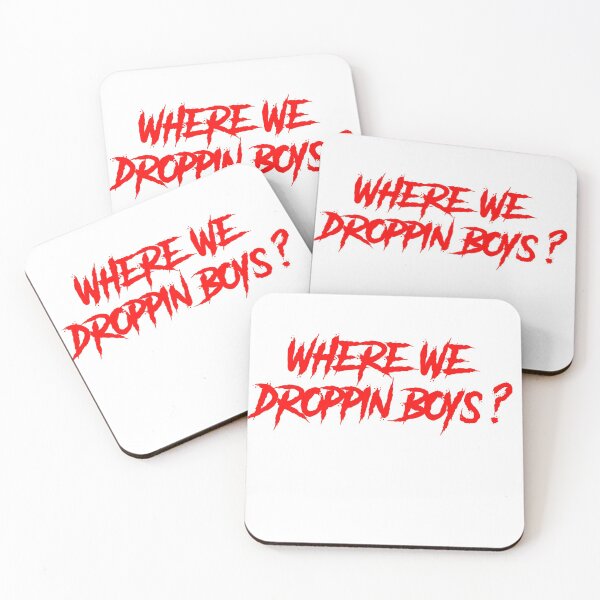 Item preview, where we droppin boys ? designed and sold by TheDevilStore.