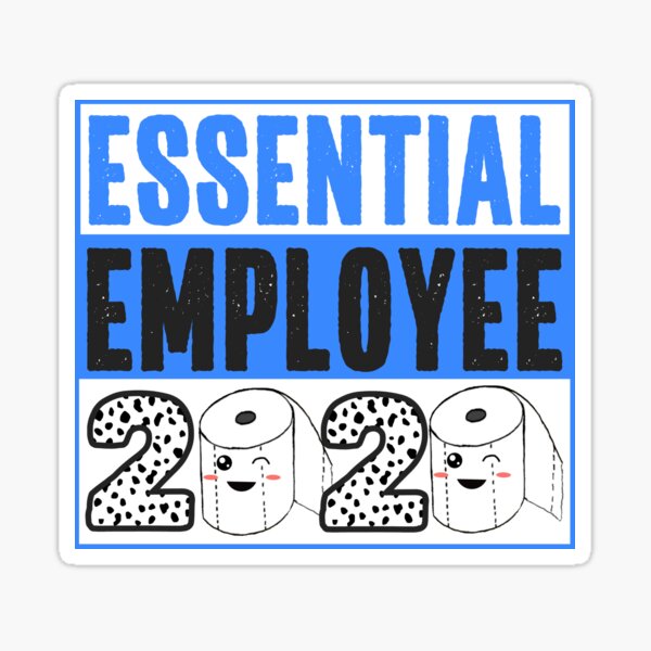 Artikel-Vorschau von Essential Employee Appreciation 2020 Lustiges Toilettenpapier, designt und verkauft von kiwi91.