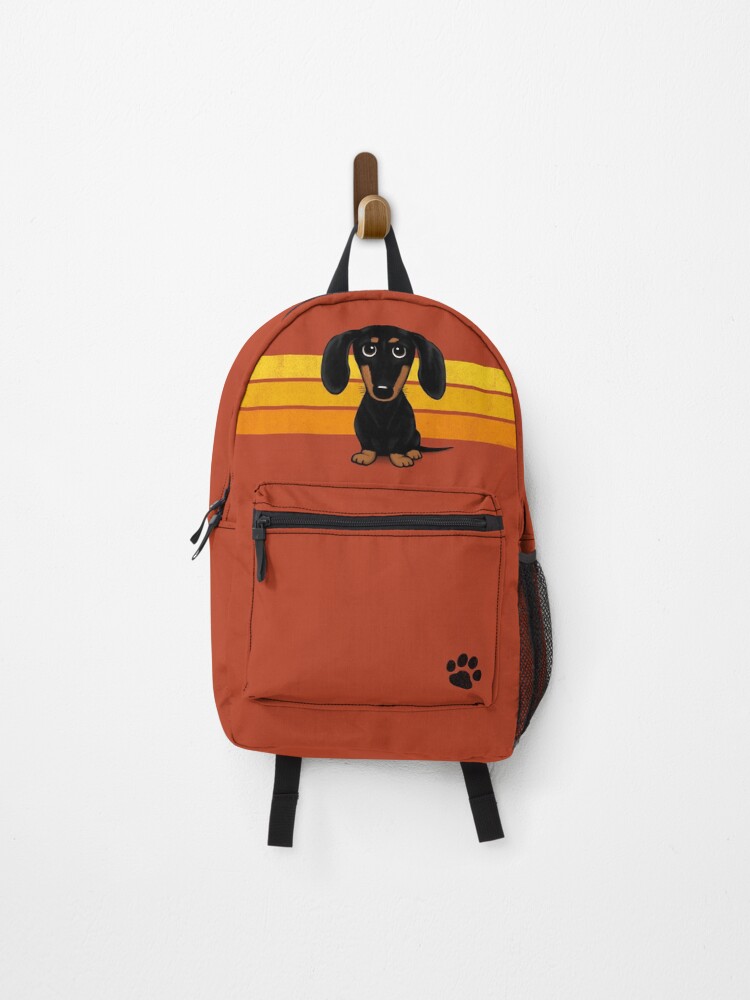 Cartoon Dachshund Backpack Cartoon Dachshund Backpack