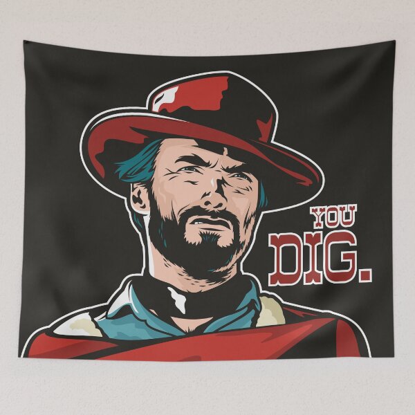 Item preview, Clint Eastwood - You Dig designed and sold by jamieleeart.