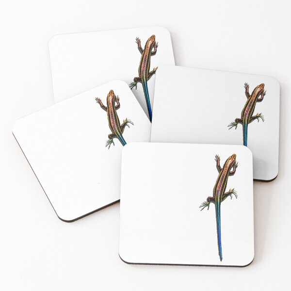 Item preview, Blue tail lizard designed and sold by urban-color.