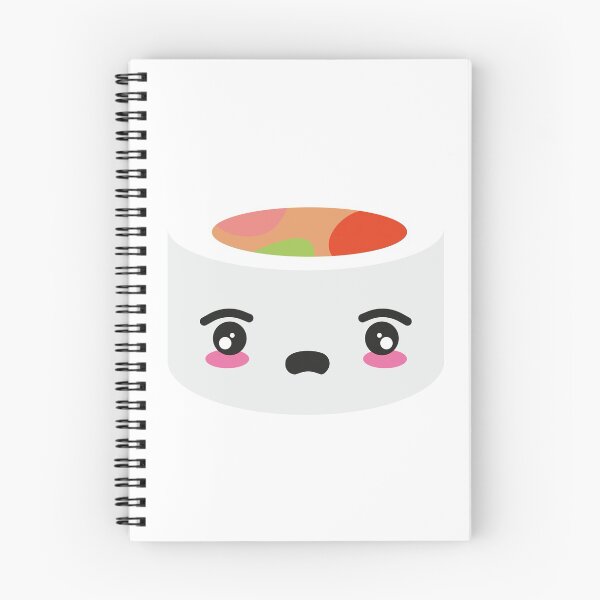 Item preview, kawaii sushi uramaki scared cute funny food rice japanese fish designed and sold by korakai.