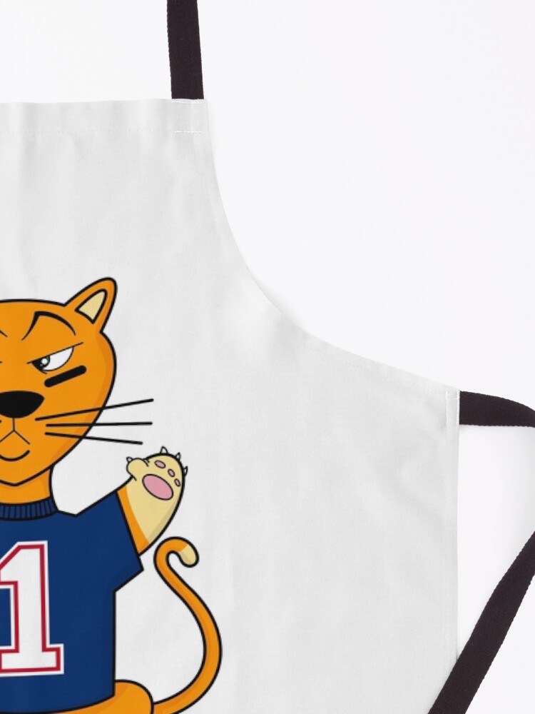 "Feline Football Cat Sports Fan" Apron for Sale by Gsallicat Redbubble