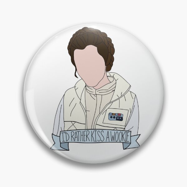 Item preview, I'd Rather Kiss A Wookie designed and sold by Master-Of-None.