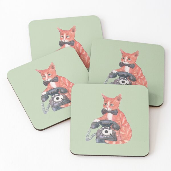 Item preview, Watercoloured Painting- Cat & Bowtie designed and sold by melodicsublime1.