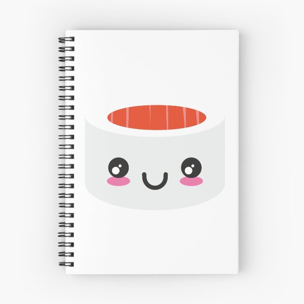 Item preview, kawaii sushi uramaki tuna happy rice food japan funny fish cute designed and sold by korakai.