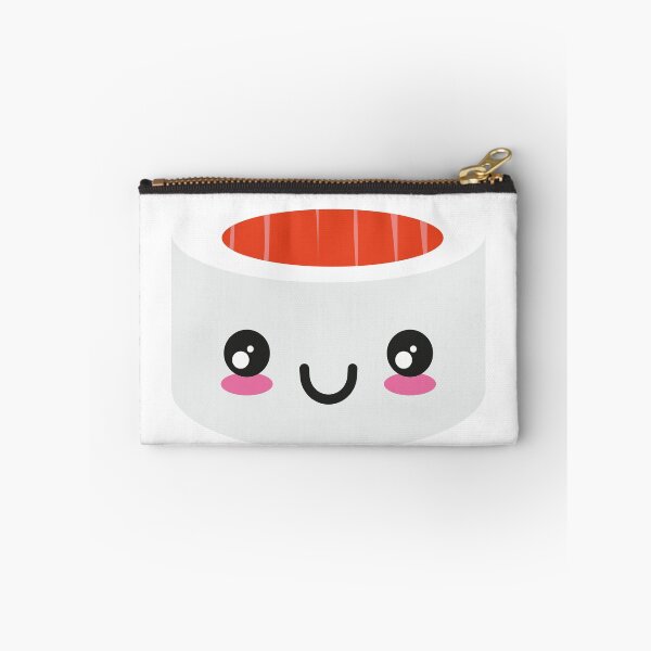 Item preview, kawaii sushi uramaki tuna happy rice food japan funny fish cute designed and sold by korakai.