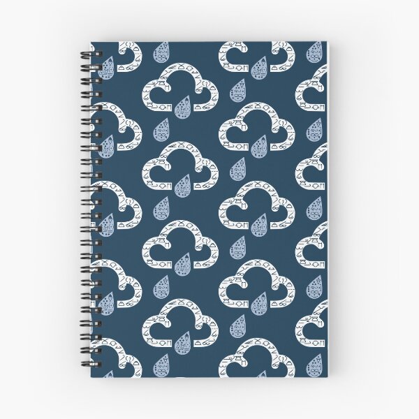 Item preview, Cloud and rain weather map symbols  designed and sold by MorvernDesigns.