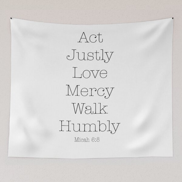 Item preview, Act Justly Love Mercy Walk Humbly designed and sold by Craftology77.