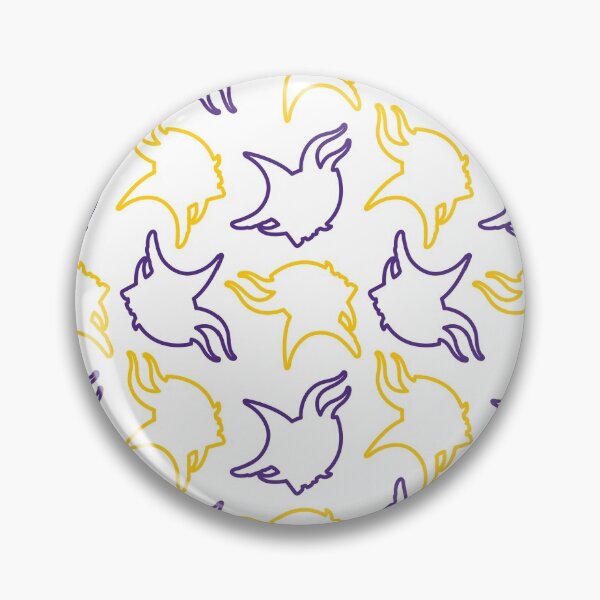 Item preview, Minnesota Vikings Pattern, White Background designed and sold by brittlouise.