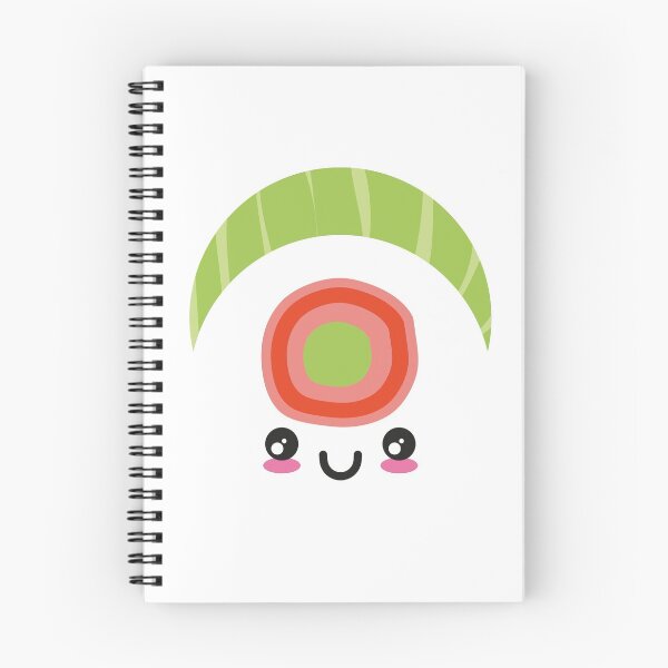 Item preview, kawaii sushi uramaki wasabi fish funny cute rice food japanese designed and sold by korakai.