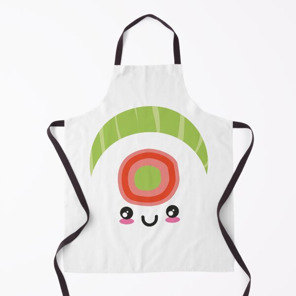 Item preview, kawaii sushi uramaki wasabi fish funny cute rice food japanese designed and sold by korakai.