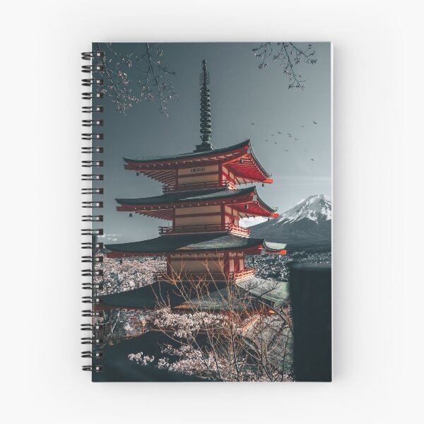 Item preview, Japanese temple and the Fuji designed and sold by WelcomeToJapan.