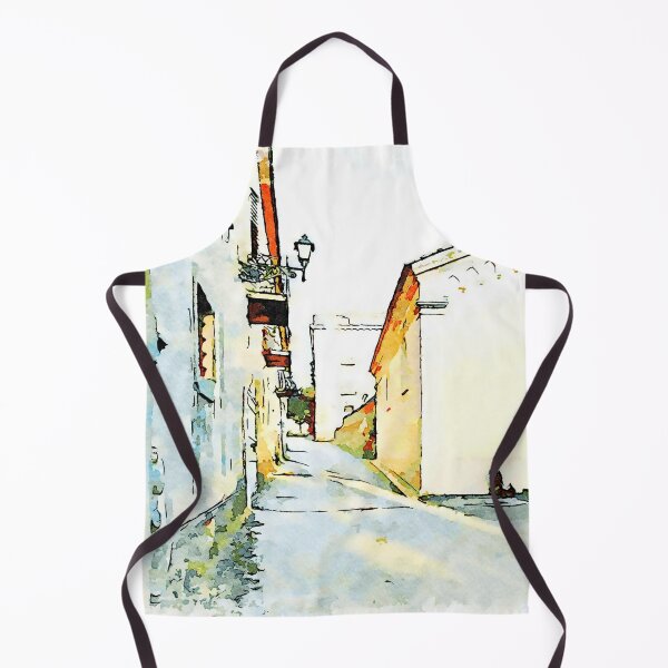 Item preview, Glimpse of a street with small church designed and sold by Giuseppe Cocco.