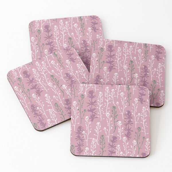 Item preview, Light purple frost. Winter. Wild herbs seamless pattern on delicate mauve. Stay wild. Wild life designed and sold by Yulia Chepurova.