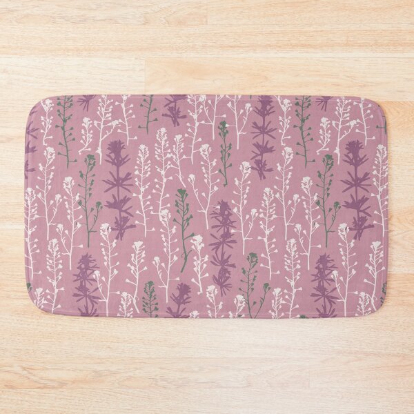 Item preview, Light purple frost. Winter. Wild herbs seamless pattern on delicate mauve. Stay wild. Wild life designed and sold by Yulia Chepurova.