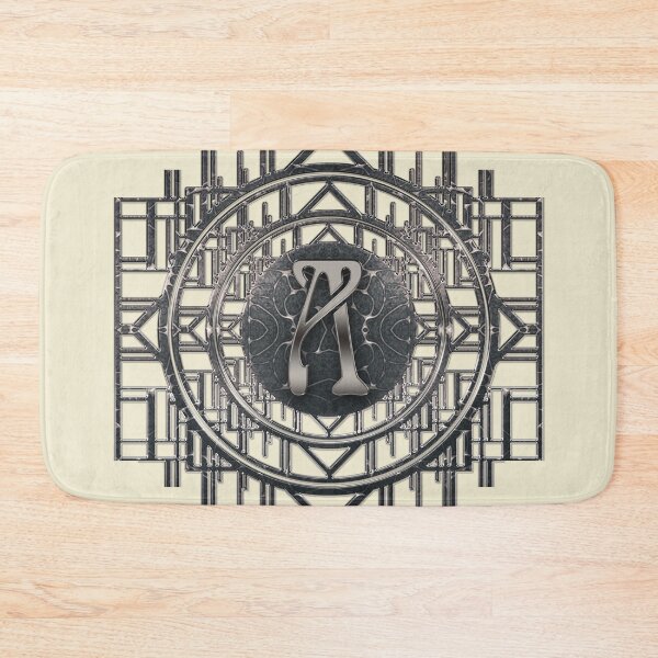 Item preview, Letter A silver glamor art nouveau vintage designed and sold by Xarah.