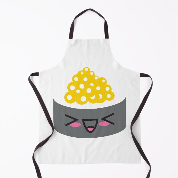 Item preview, kawaii sushi uru maki roe food rice cute japan funny fish designed and sold by korakai.