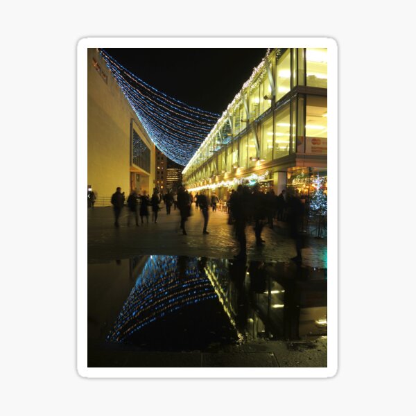Christmas in London - South Bank lights Sticker