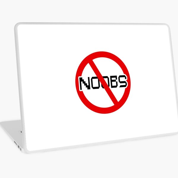 No Noobs Allowed Gamer Pc Master Race Steam Laptop Skin By Amagicaljourney Redbubble - no noobs allowed roblox decal