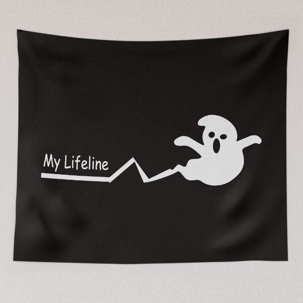 Item preview, My Lifeline Ghost Halloween designed and sold by JAZTshirt.