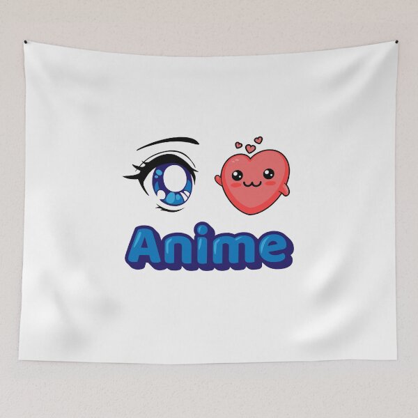 Item preview, I Love Anime | Eye Heart Anime | Cute Kawaii Anime designed and sold by Maria Garcia.