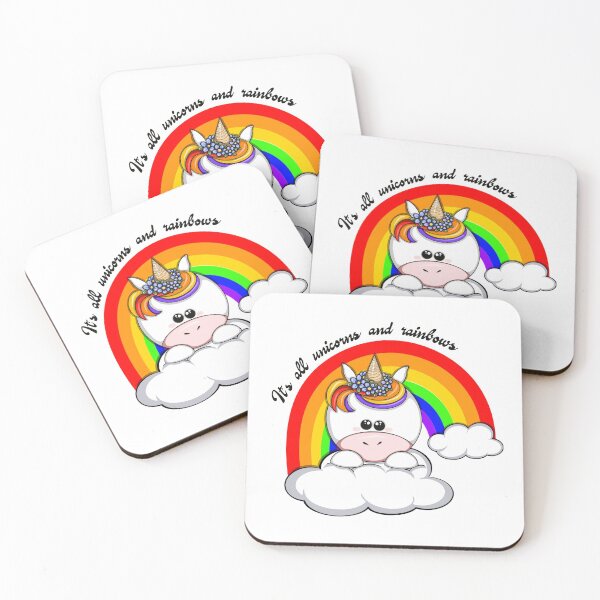 Item preview, It’s all unicorns and rainbows designed and sold by lovingkakeart.