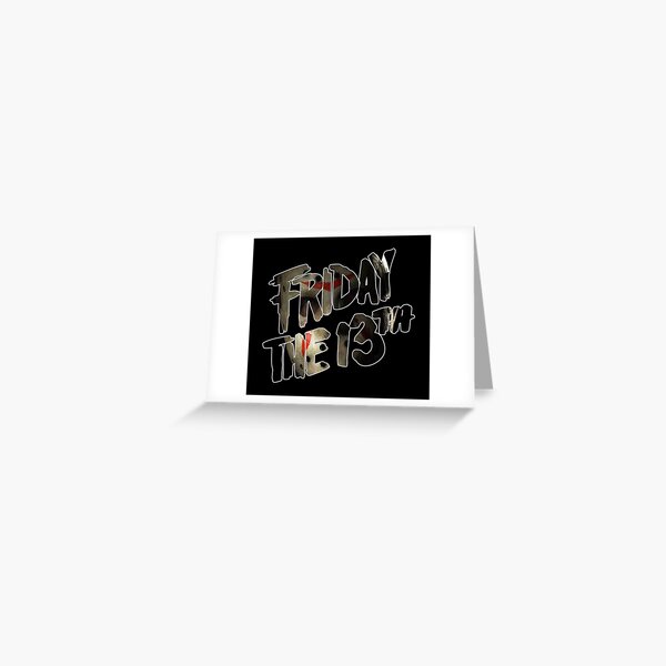 Jigsaw Killers Greeting Cards Redbubble - friday the 13th escape jason in area 51 roblox