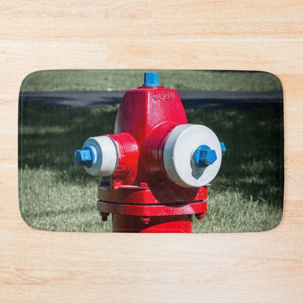 Item preview, Red White and blue Waterous Fire Hydrant designed and sold by Enzwell.