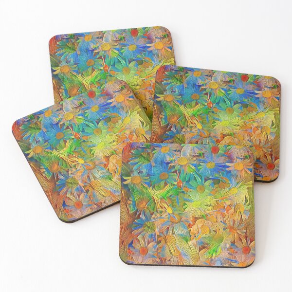 Item preview, Fantasy floral abstract digital painting designed and sold by blackhalt.