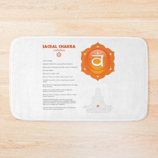 Item preview, Sacral Chakra - Svadhisthana Art & Chart designed and sold by serenaking.