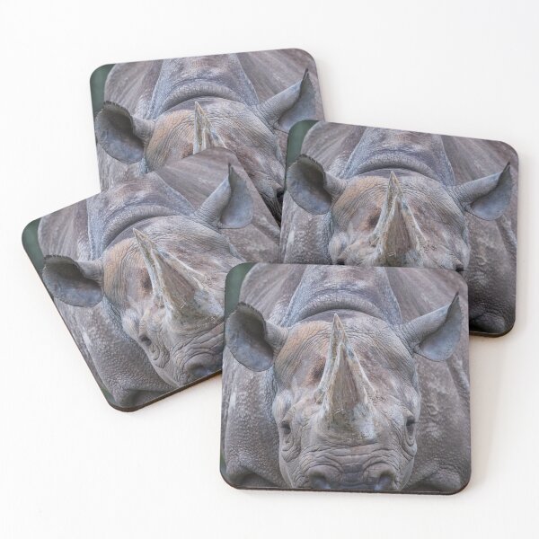 Item preview, Black rhinoceros facing the camera designed and sold by wellsie82.