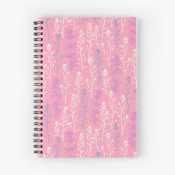 Item preview, Pink morning frost. Winter. Wild herbs seamless pattern on pink. Stay wild. Wild life designed and sold by Yulia Chepurova.