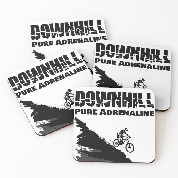 Item preview, Downhill mountain bikers in the descent designed and sold by lackjunkie.
