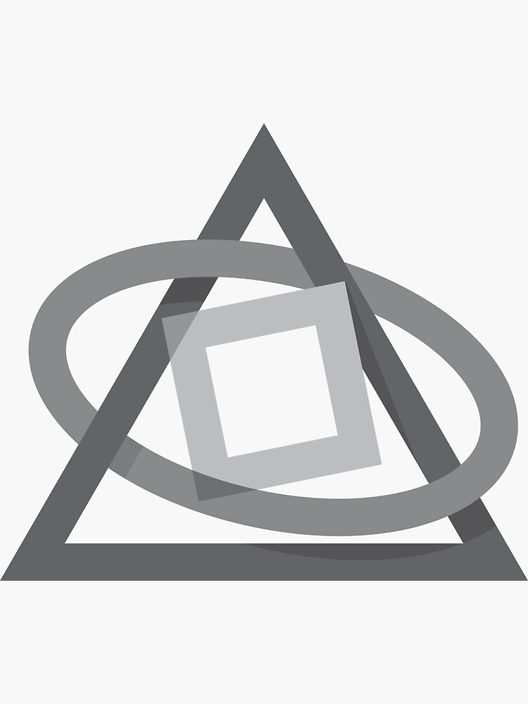 Primitive Shapes, Yet Modern Vibe: Geometrics in a Space Time Continuum-in Subtle Shift Gray by markmm9