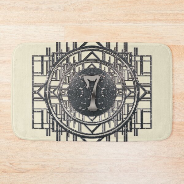 Item preview, Number Seven Art Nouveau Vintage Numbers designed and sold by Xarah.