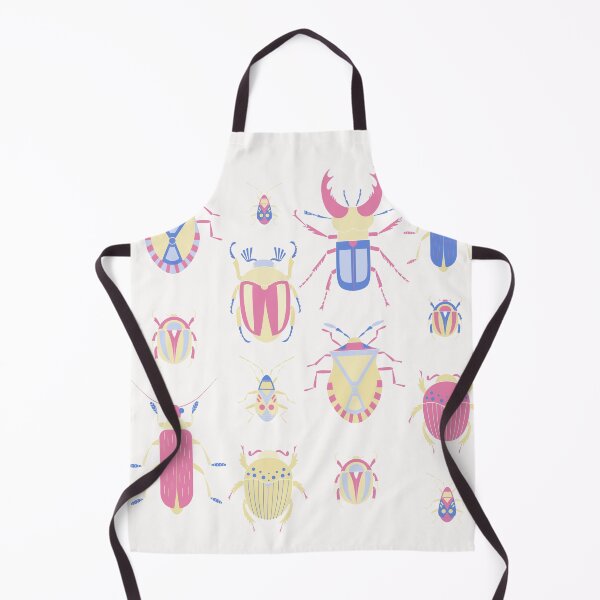 Item preview, Pink blue beetles in a row designed and sold by shushunya13.