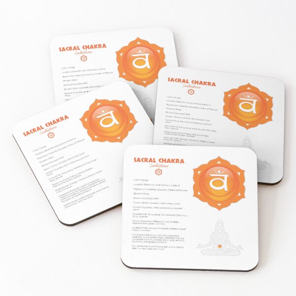 Item preview, Sacral Chakra - Svadhisthana Art & Chart designed and sold by serenaking.