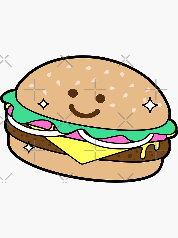 Hamburger Sticker For Sale By Sunilbelidon Redbubble 8064