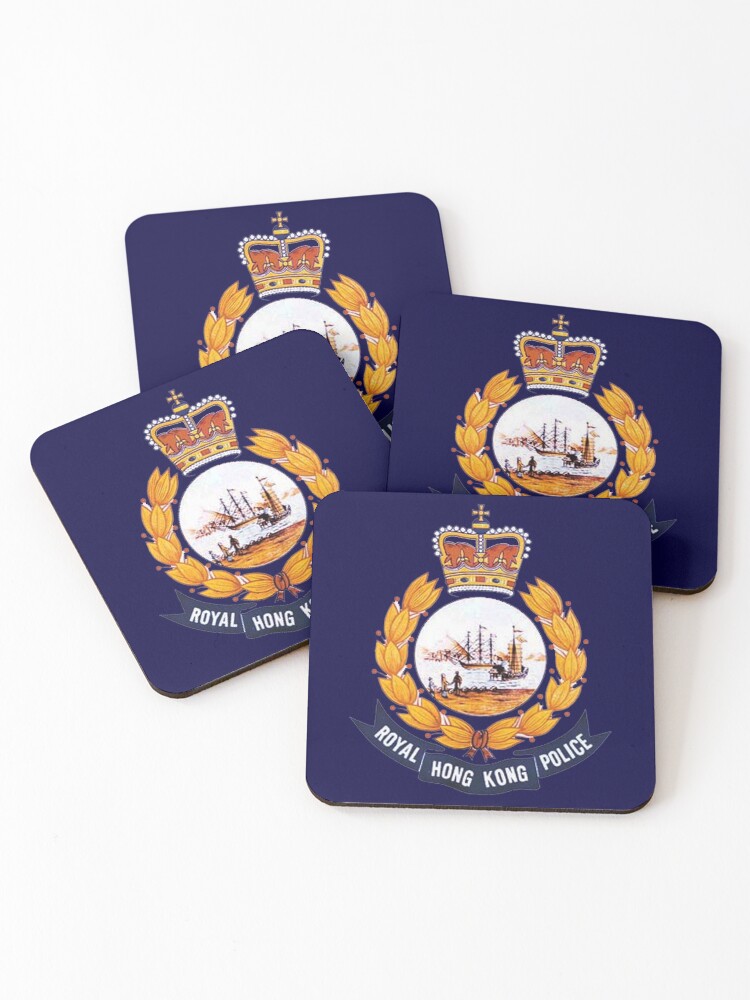 Thumbnail 1 of 5, Coasters (Set of 4), Royal Hong Kong Police designed and sold by lawrencebaird.