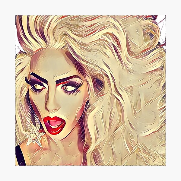 Aperçu de l'œuvre Alyssa Edwards créée et vendue par Loly North.