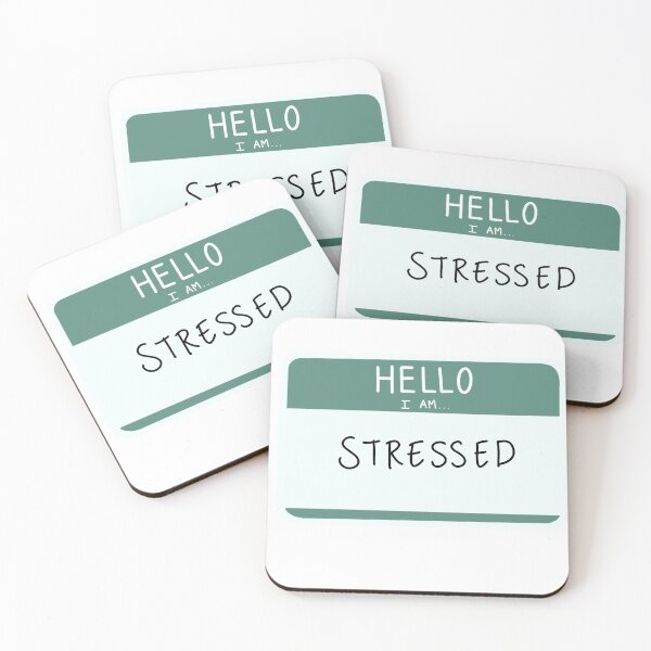 Item preview, Hello I Am Stressed designed and sold by Ceeds Artwork.