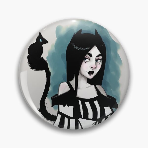 Item preview, gothic demon girl with pet designed and sold by VijunArt.
