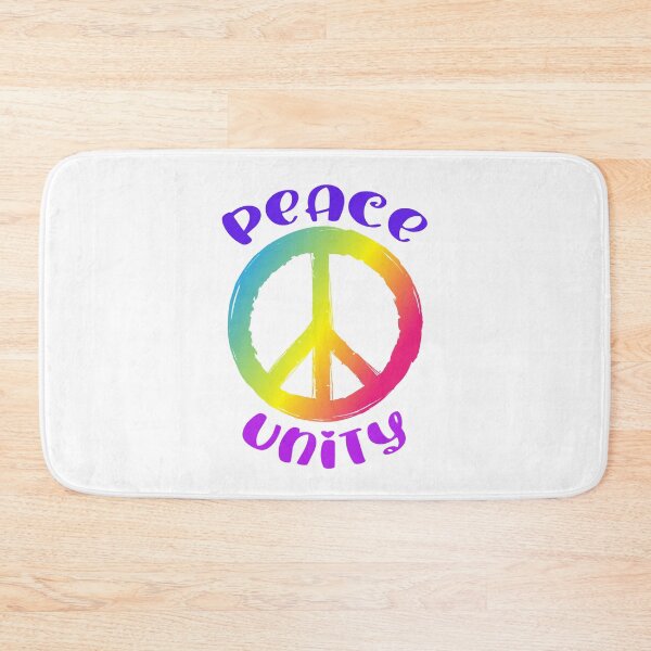 Item preview, Peace and Unity Rainbow Peace Sign Statement designed and sold by DigitalPie.