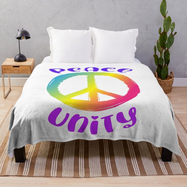 Item preview, Peace and Unity Rainbow Peace Sign Statement designed and sold by DigitalPie.