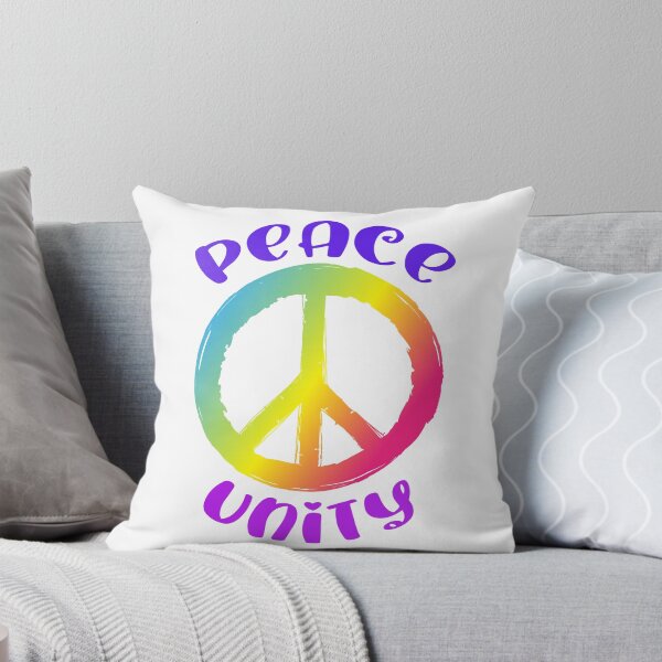 Item preview, Peace and Unity Rainbow Peace Sign Statement designed and sold by DigitalPie.