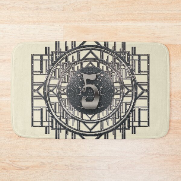 Item preview, Number Five Art Nouveau Vintage Numbers designed and sold by Xarah.