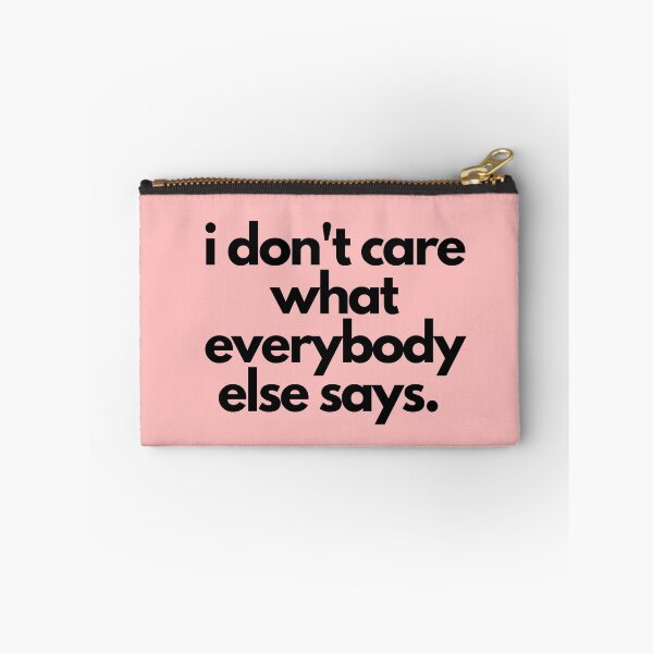 Item preview, I Don't Care White Lie Party Funny Quote designed and sold by luchik-and-co.